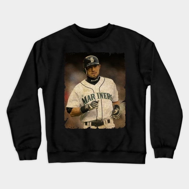 Ichiro Suzuki - 262 Hits During The 2004 Season Crewneck Sweatshirt by SOEKAMPTI